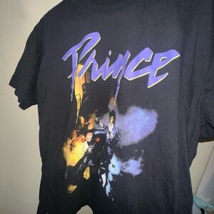 Prince Purple Rain short-sleeve graphic T-shirt size large
